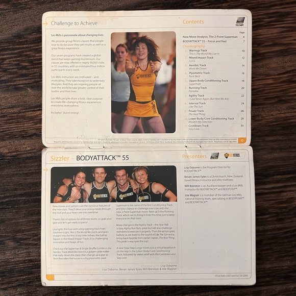 Les Mills BODYATTACK 55 CD, DVD, & Choreography Booklet - Picture 3 of 3